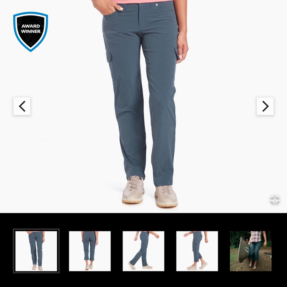 Women’s Kuhl roll up pants
